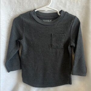 Cat and Jack Gray Kids Long Sleeve Top
